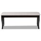 Baxton Studio Cornelie Dining Bench in Dark Brown, , large