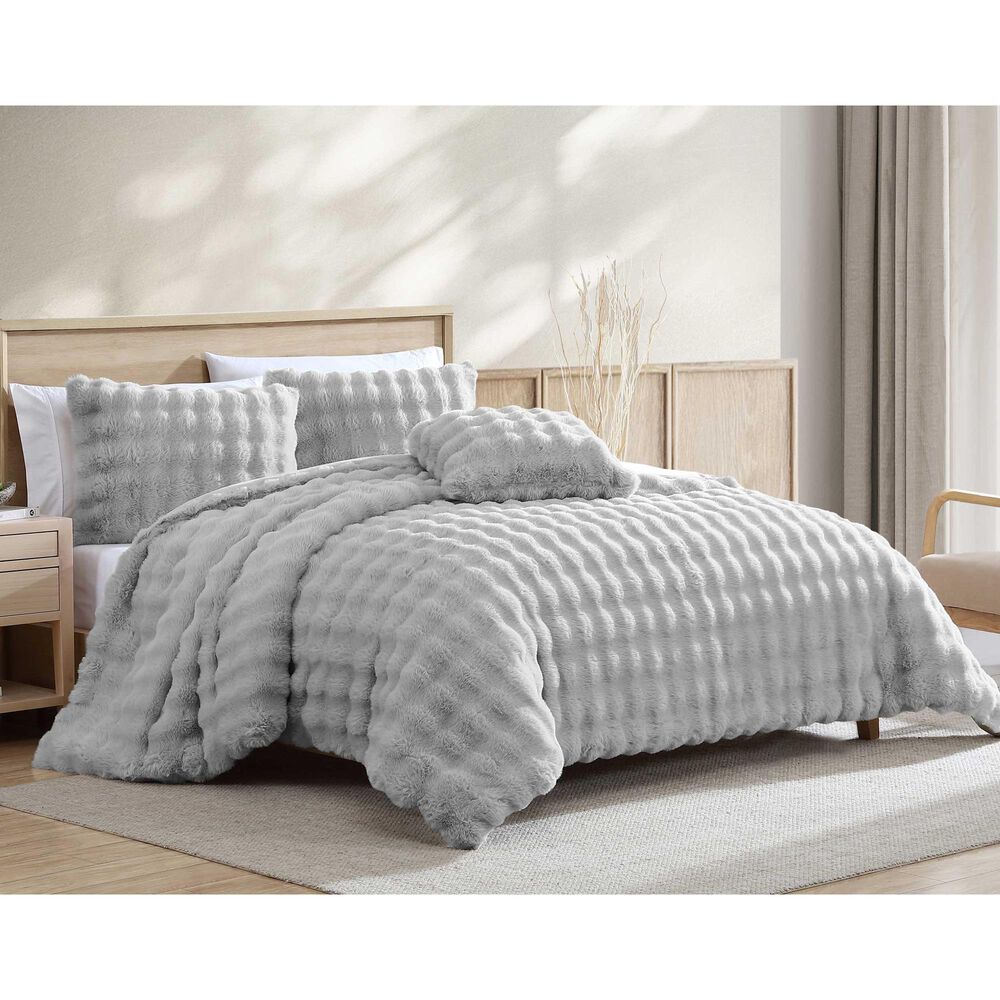 Hallmart Collectibles Bubble 20&quot; x 20&quot; Square Throw Pillow in Gray, , large