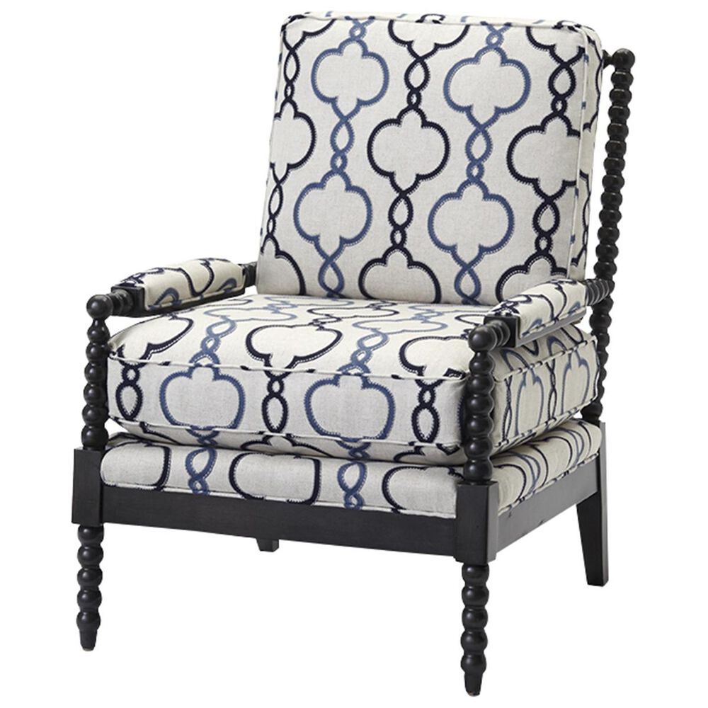 Massoud Chair in Hugh Indigo, , large