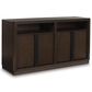 Ashley Kendamor Dining Server in Dark Brown and Matte Black, , large