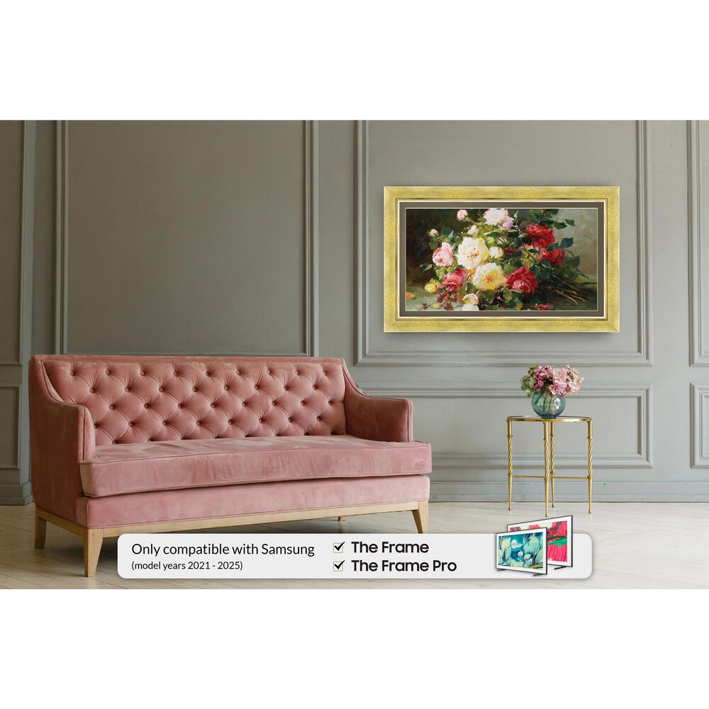 Deco TV Frames Premiere 85" Frame Bezel for Samsung the Frame TV in Contemporary Gold, , large