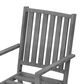 Hearth and Haven Outdoor All-Weather Aluminum Dining Chair in Gray (Set of 4), , large
