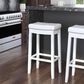 Linon Home Decor Claridge Bar Stool in Bright White, , large