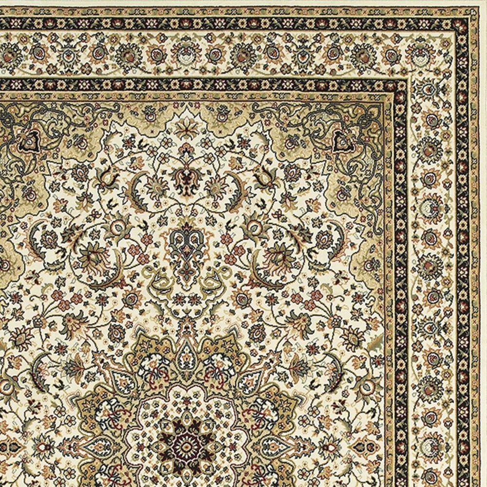 Oriental Weavers Kashan 119W1 2&#39;3&quot; x 7&#39;6&quot; Ivory Runner, , large