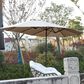 Hearth and Haven 14.8" Double Sided Outdoor Umbrella without Base in Khaki, , large