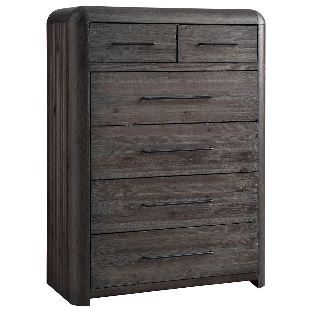 Tiddal Home Oakley Chest in Distressed Java, , large