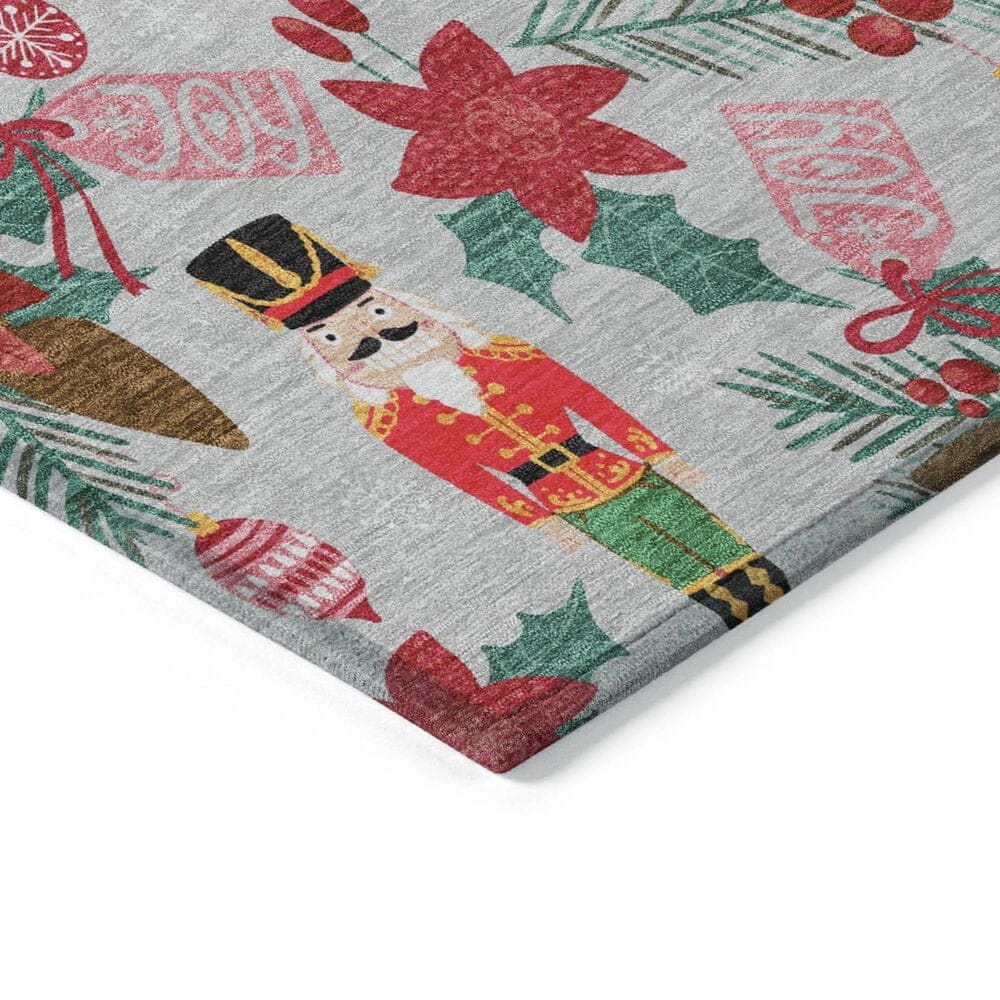 Dalyn Rug Company Wonderland WN30 3&#39; x 5&#39; Silver Indoor/Outdoor Area Rug, , large