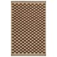 Momeni Willow WLO-1 5" x 8" Brown Area Rug, , large