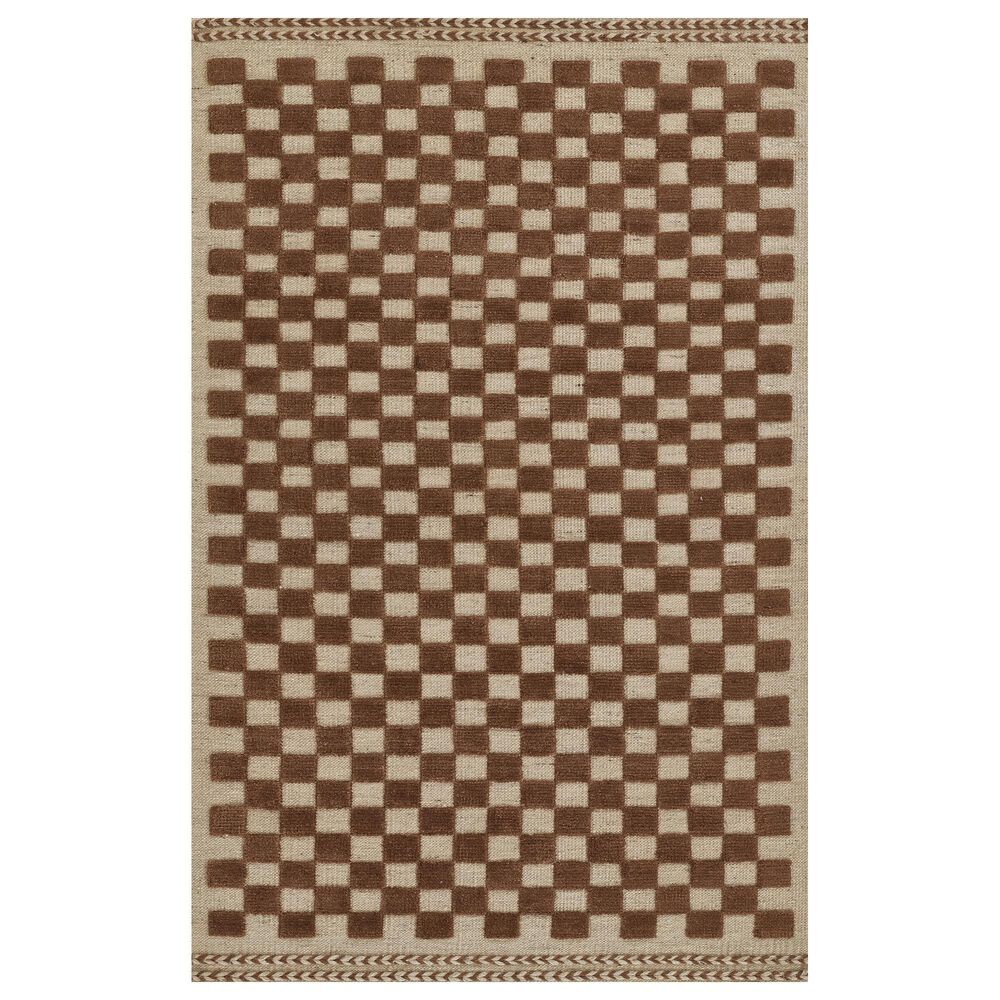 Momeni Willow WLO-1 5" x 8" Brown Area Rug, , large