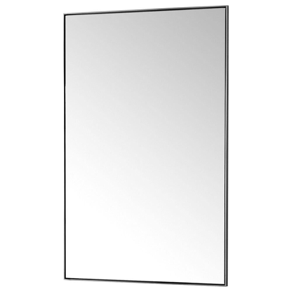 James Martin Rohe 26" Rectangular Mirror in Satin Nickel, , large