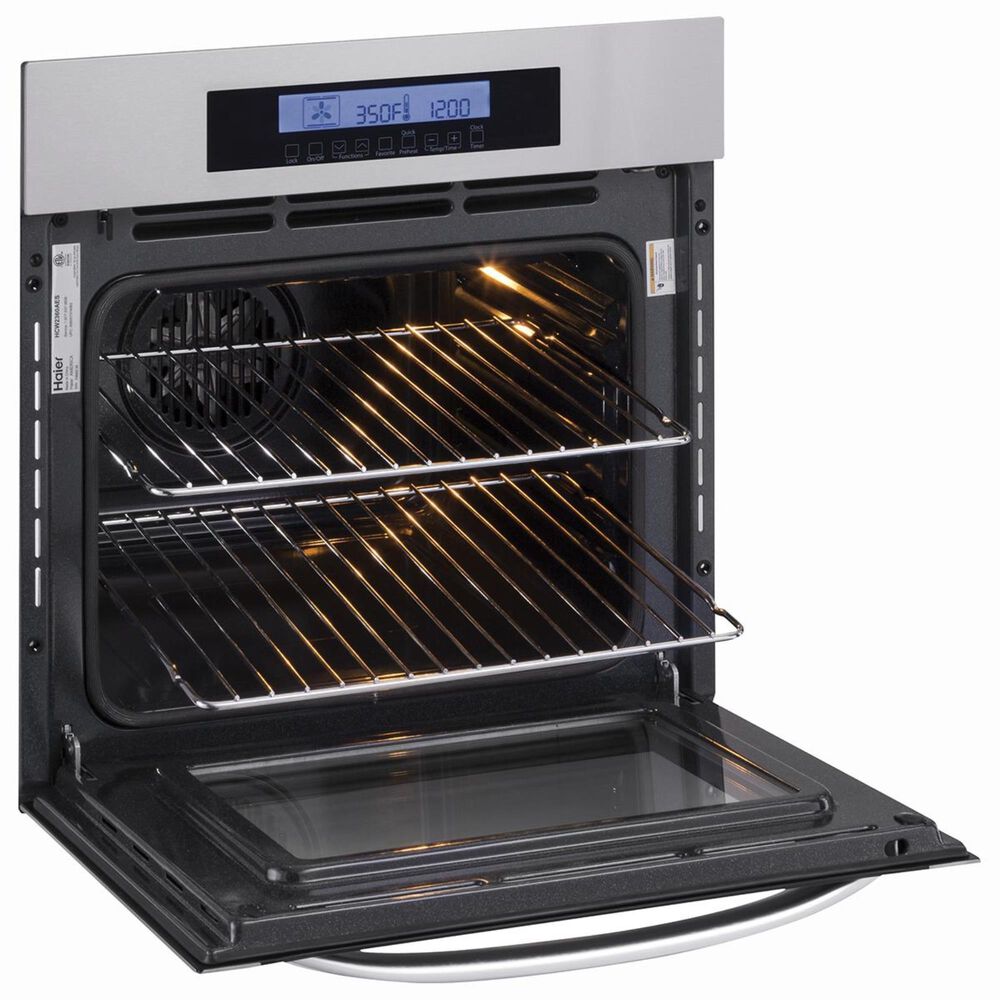 Haier 24&quot; Single Wall Oven with Convection in Stainless Steel, , large