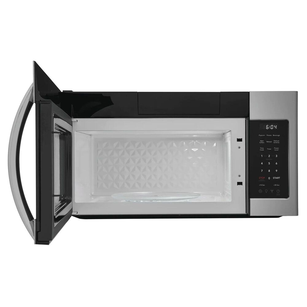 Frigidaire 30" Front Control Electric Range and 1.8 Cu. Ft. OTR Microwave Kitchen Package in Stainless Steel, , large