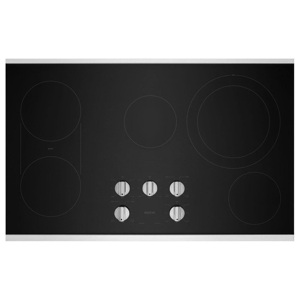 Maytag 36" Built-In Electric Cooktop with Reversible Grill, , large