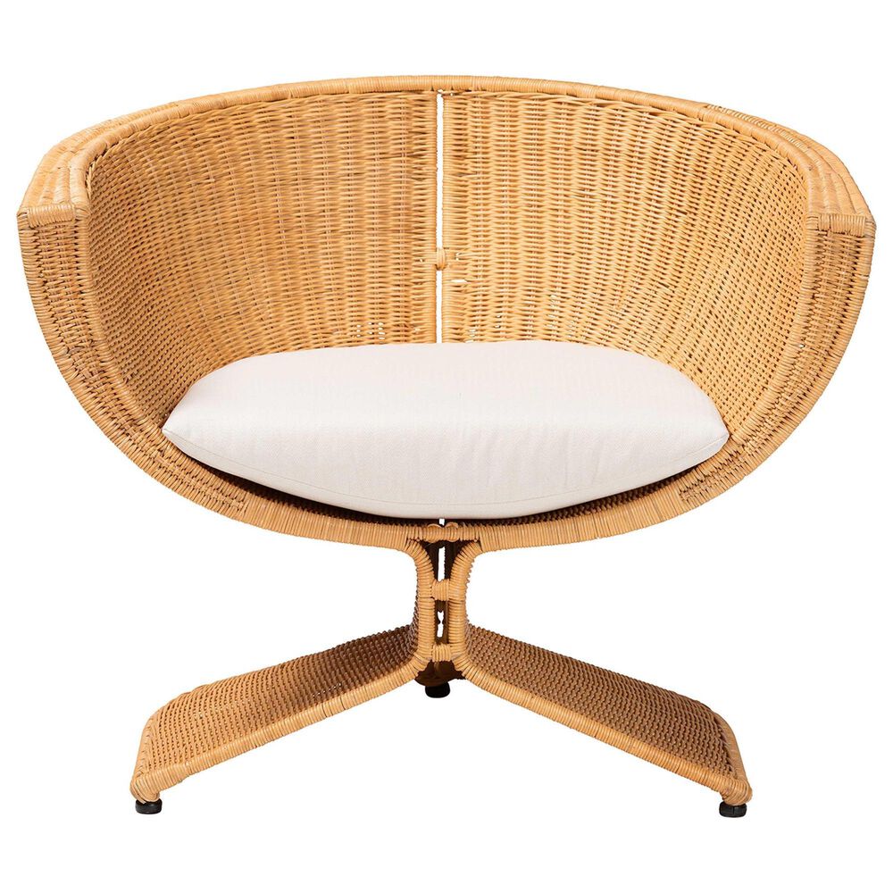 Baxton Studio Tulip Lounge Chair in Neutral, , large