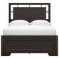 Ashley Covertown Full Panel Bed in Dark Brown, , large