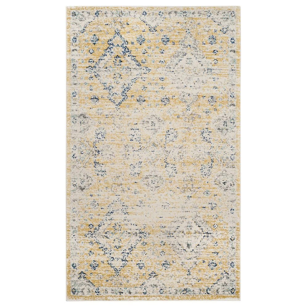 Safavieh Evoke EVK224B 2"2" x 4" Gold and Ivory Area Rug, , large