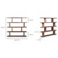 Moe"s Home Collection Miri 12-Shelf Bookcase in Brown, , large