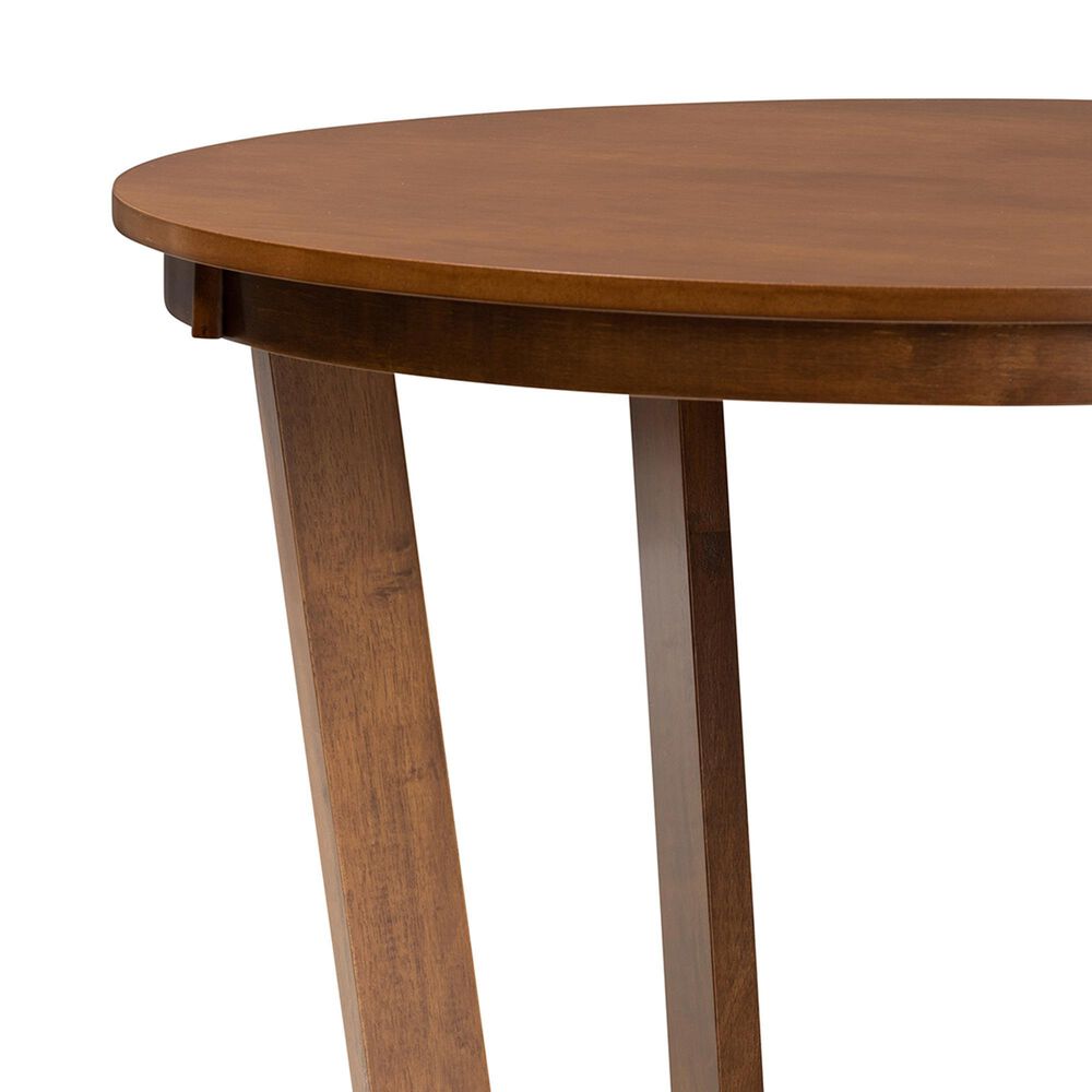 Baxton Studio Alayna Dining Table in Walnut Brown - Table Only, , large