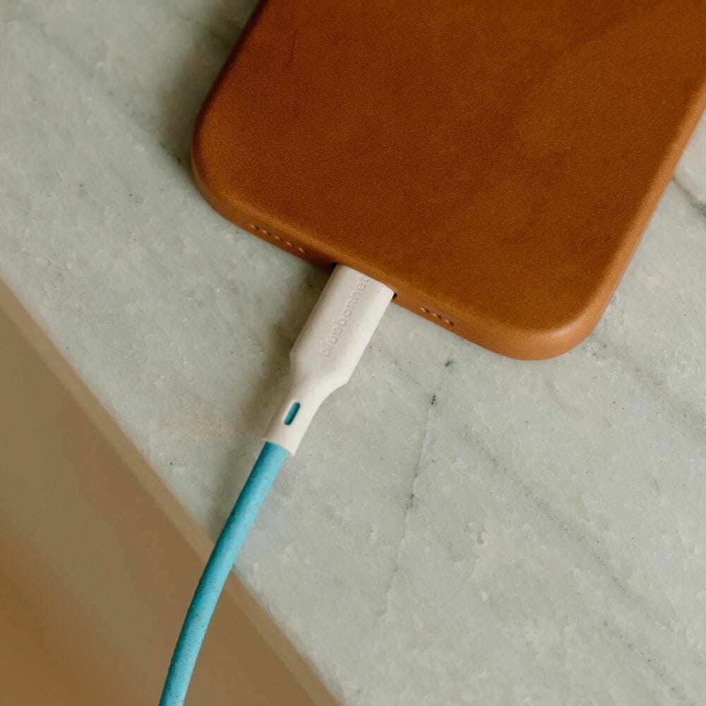 Bluebonnet Cases 4&#39; Cable USB-C to USB-C Phone Charger in Blue, , large
