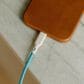 Bluebonnet Cases 4" Cable USB-C to USB-C Phone Charger in Blue, , large