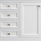 James Martin Vanities Chicago 60" Single Bathroom Vanity in Glossy White with 3 cm Victorian Silver Quartz Top and Rectangular Sink, , large
