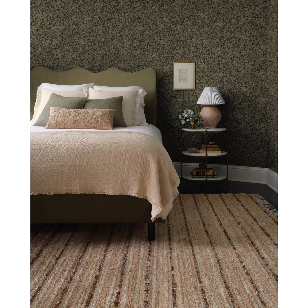 Magnolia Home Nico Natural and Bark 2&#39;3&quot; x 3&#39;9&quot; Area Rug, , large