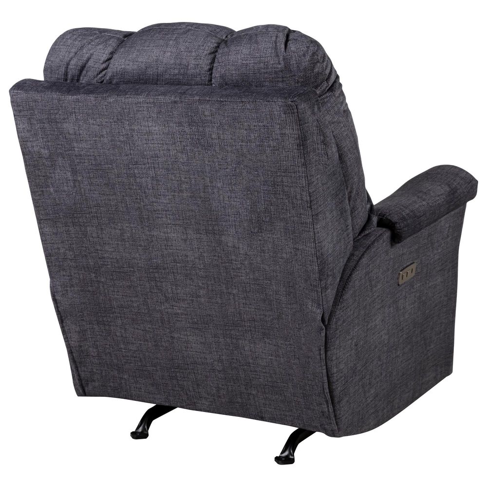 Southern Motion Baxter Power Rocker Recliner with Power Headrest in Charcoal, , large