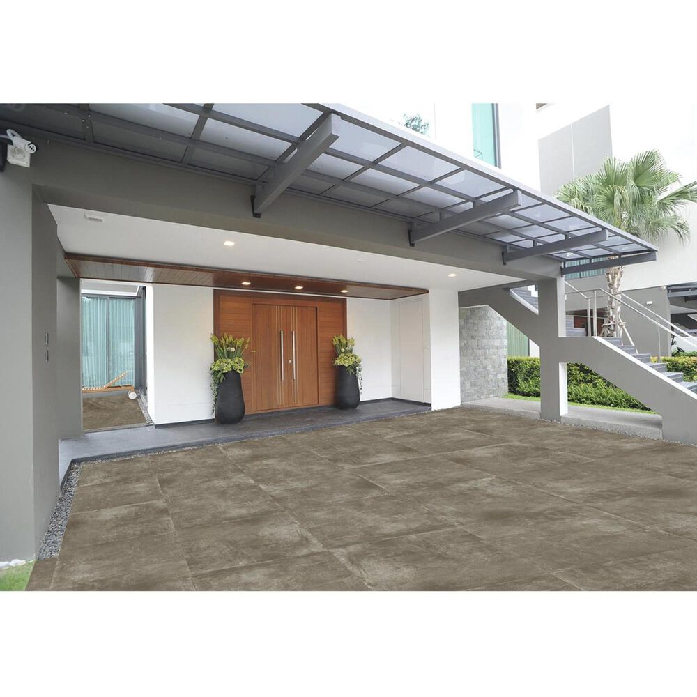 Emser Xtra Stained Taupe 24" x 24" Porcelain Tile, , large