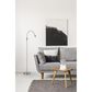 Adesso Prospect LED Floor Lamp in Brushed Steel, , large