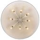 Golden Lighting Alison 8-Light Pendant with Antique Ivory Shade in Vintage Gold, , large