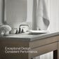 Kohler Tone Widespread Bathroom Sinks in Polished Chrome and Matte Black, , large