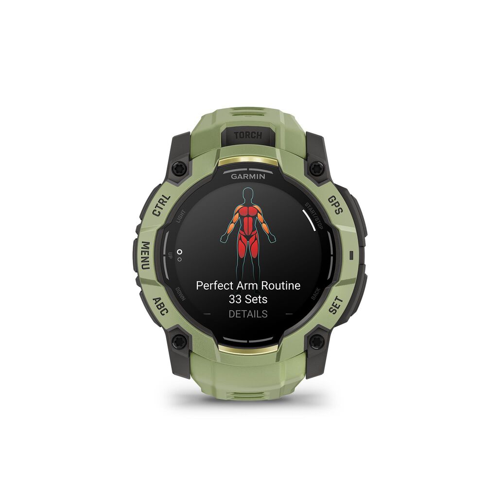 Garmin Instinct 3   50 mm, AMOLED Fern Green with Fern Green Band, , large