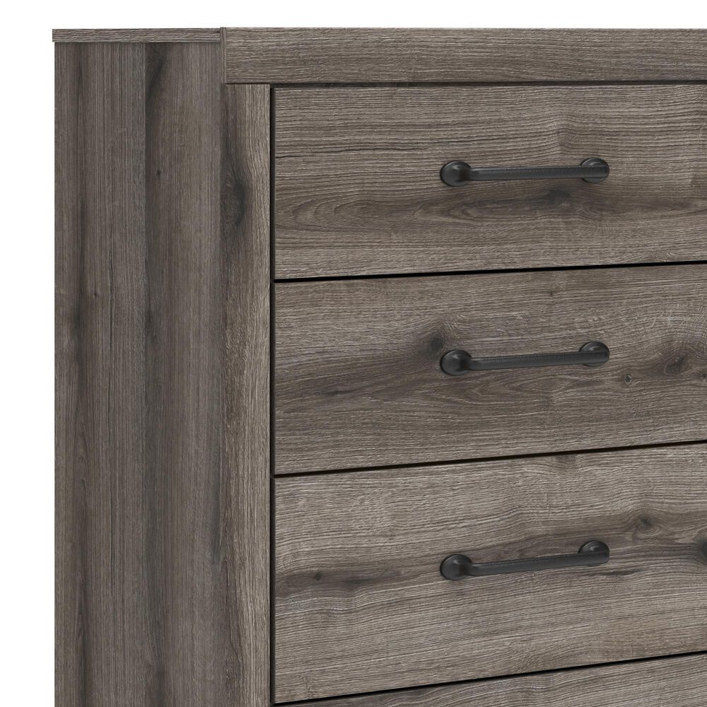 Ashley Graystorm 5-Drawer Chest in Weathered Gray, , large