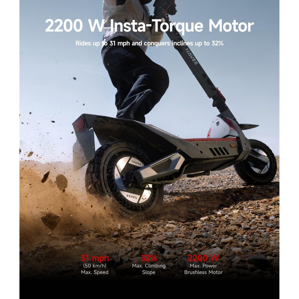 Navee XT5 Pro Electric Scooter in Black, , large