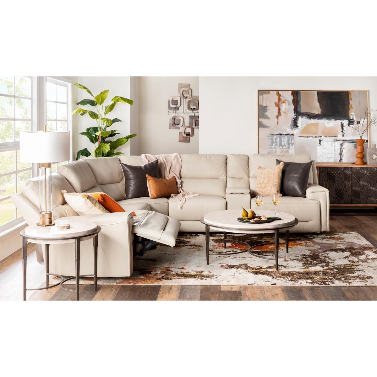 Argento modern new arrivals power reclining sectional