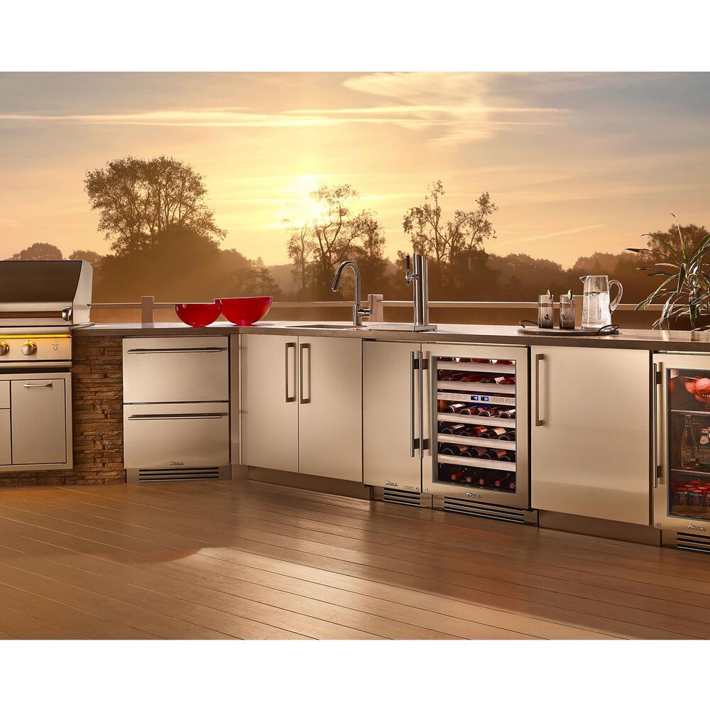 True Residential 5.4 Cu. Ft. Undercounter Refrigerator Drawer with Solid Stainless Door in Stainless Steel, , large