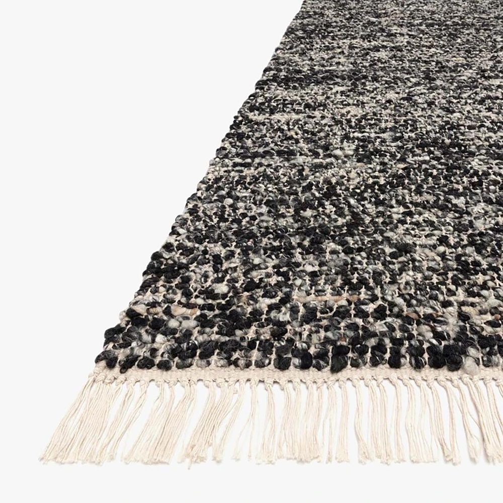 Magnolia Home Hayes 5&#39; x 7&#39;6&quot; Onyx and Silver Area Rug, , large