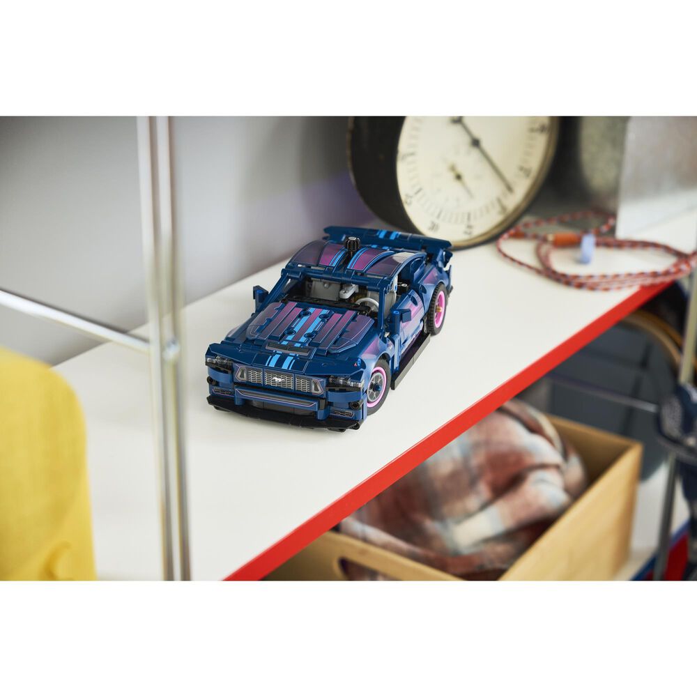 LEGO Technic Custom Garage Ford Mustang GT Car Building Set, , large