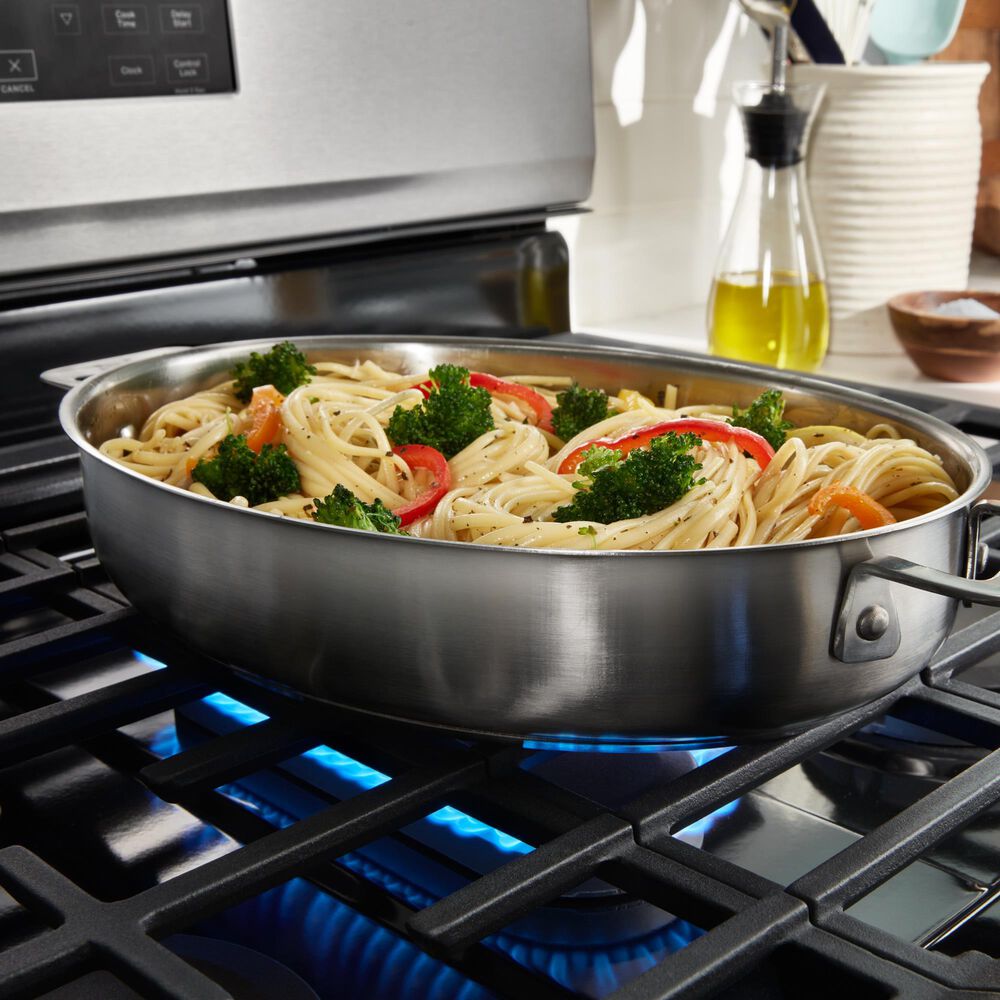 Whirlpool 5 Cu. Ft. Freestanding Gas Range in Stainless Steel, , large
