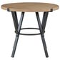 Steve Silver Co. Magnolia 42" Round Counter Height Table in Black and Sand - Table Only, , large
