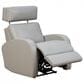Barcalounger Levi Leather Power Recliner with Power Headrest in Bentley Dove, , large