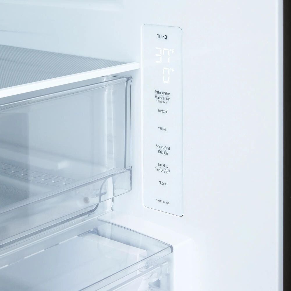 LG 26 Cu. Ft. Bottom Freezer Refrigerator in Stainless Steel, , large