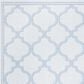 Safavieh Bermuda Geometric 8" x 10" Ivory and Light Blue Indoor/Outdoor Area Performance Rug, , large