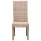 Baxton Studio Santiago Side Chair in Grey and Rustic Taupe, , large