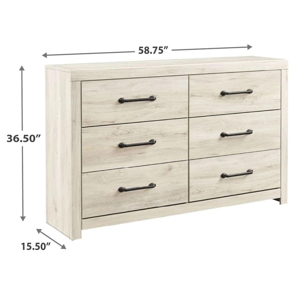 Ashley Cambeck 5-Piece Queen Bedroom Set in Whitewash, , large