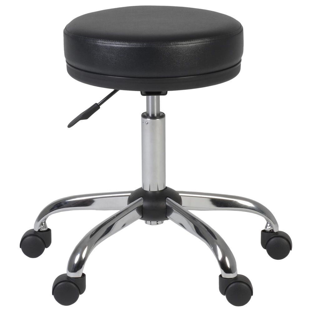 Regency Global Sourcing ComfortCare Armless Medical Stool in Black, , large