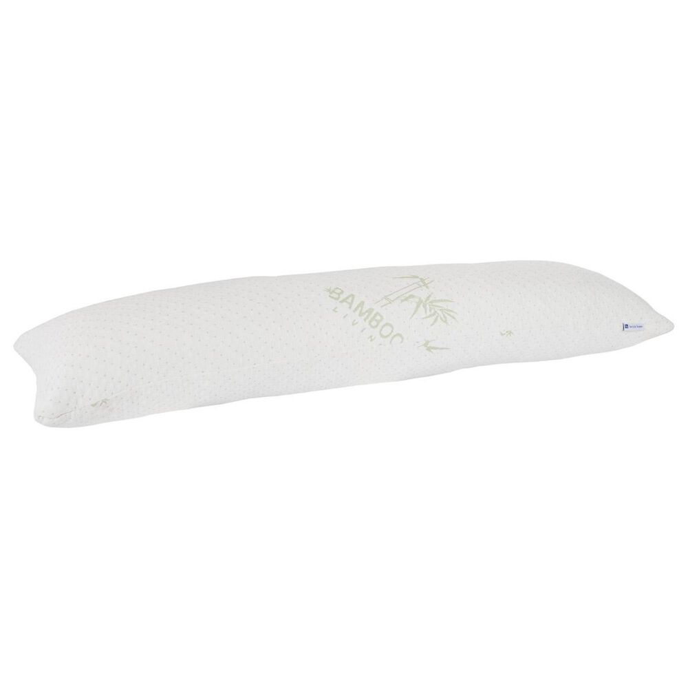 Timberlake Lavish Home Memory Foam Charcoal Body Pillow, , large
