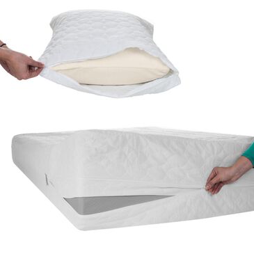 Timberlake Twin Bed Bug Dust Mite Cotton Mattress & Pillow Protector, , large
