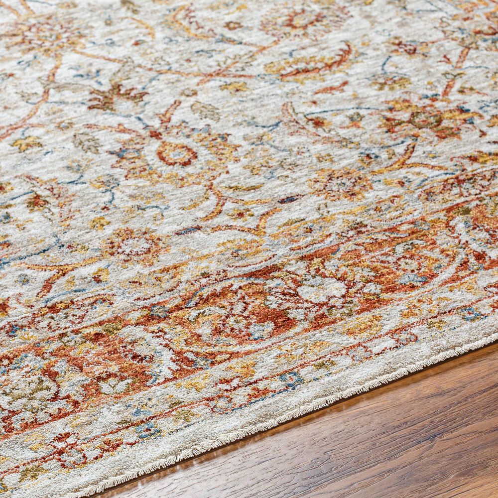 Surya Mona Lisa 10&#39; x 14&#39; Tan, Mustard, Brick Red, Burgundy, Olive, Sage and Dark Blue Area Rug, , large