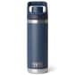 YETI Rambler 18 Oz Water Bottle with Flip Chug Cap in Navy, , large